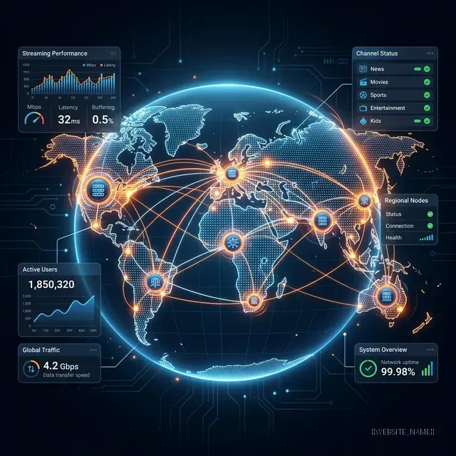 IPTV UK Global IPTV Streaming Network — Server Infrastructure for Resellers